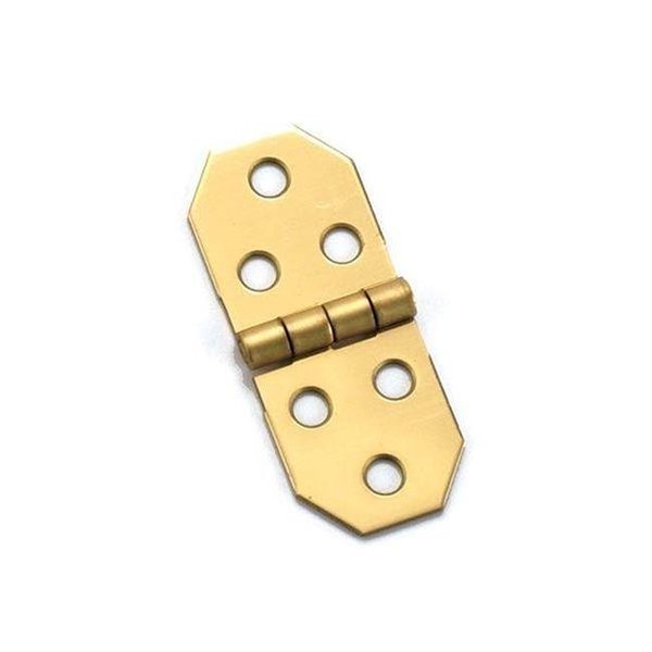 National Manufacturing National Manufacturing 5002387 1.82 in. Solid Brass Miniature Decorative Hinge 5002387